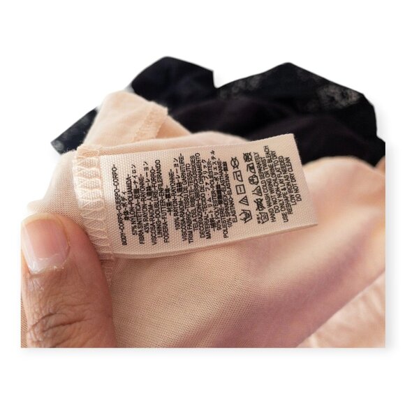 Free People Black Lace Floral A-Line Dress Cut Out  SZ M Goth Indie - Picture 9 of 10